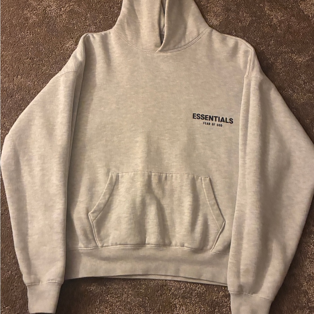 Fear of God Essentials Gray Hoodie